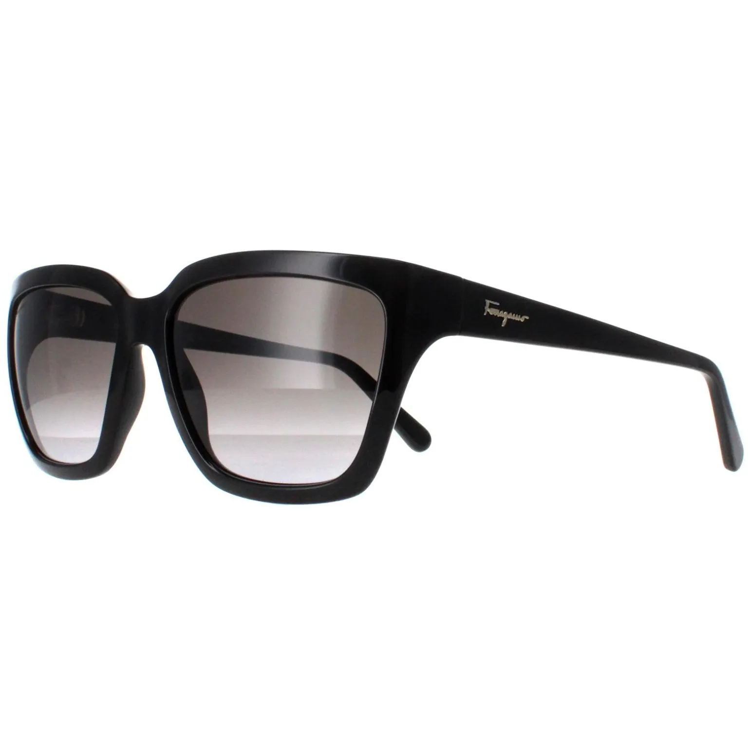 Salvatore Ferragamo Sunglasses SF1018S 001 Black Grey Gradient