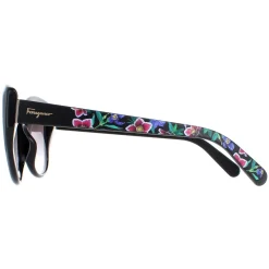 Salvatore Ferragamo Sunglasses SF912S 001 Black with Flower Print Grey