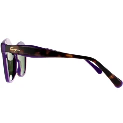 Salvatore Ferragamo Sunglasses SF941S 227 Havana Vintage Violet Green