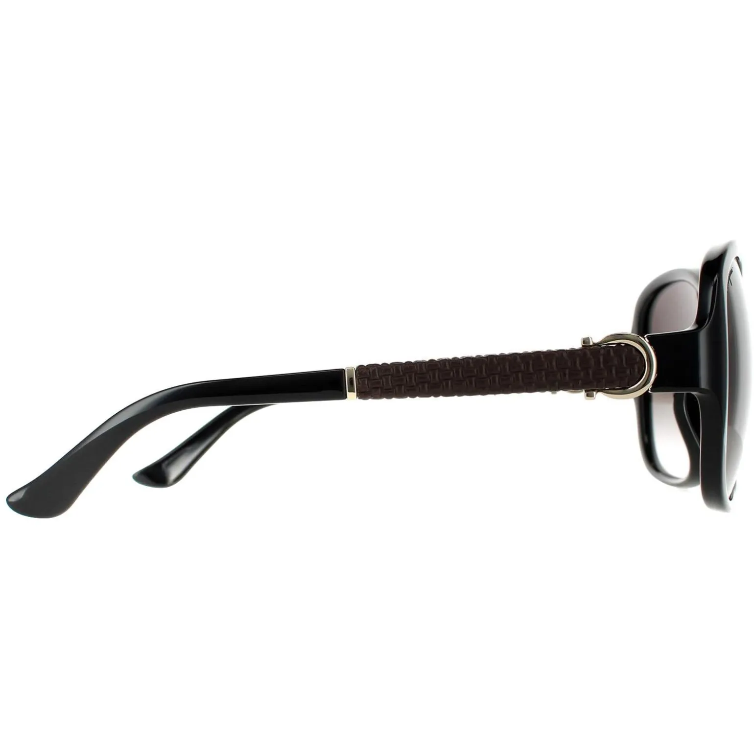 Salvatore Ferragamo Sunglasses SF744SLA 001 Black Grey Gradient