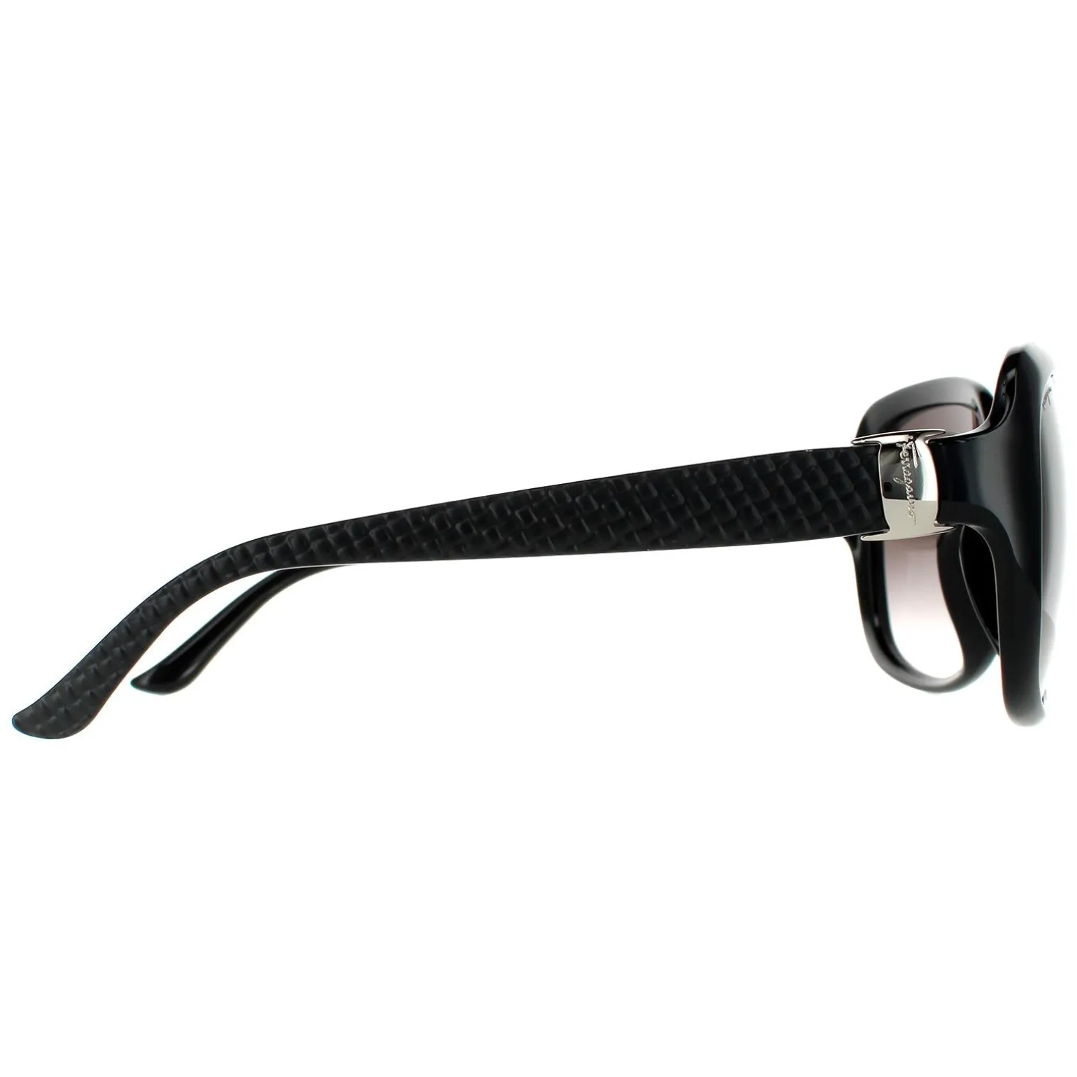 Salvatore Ferragamo Sunglasses SF739SA 001 Black Grey Gradient