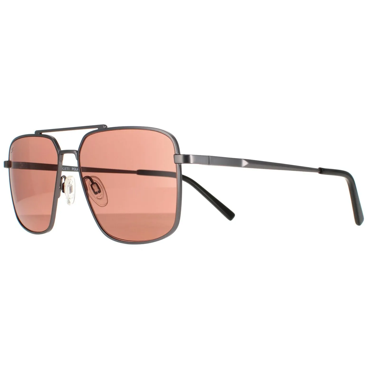 Serengeti Sunglasses Aitkin SS554004 Matte Gunmetal Saturn Polarized S