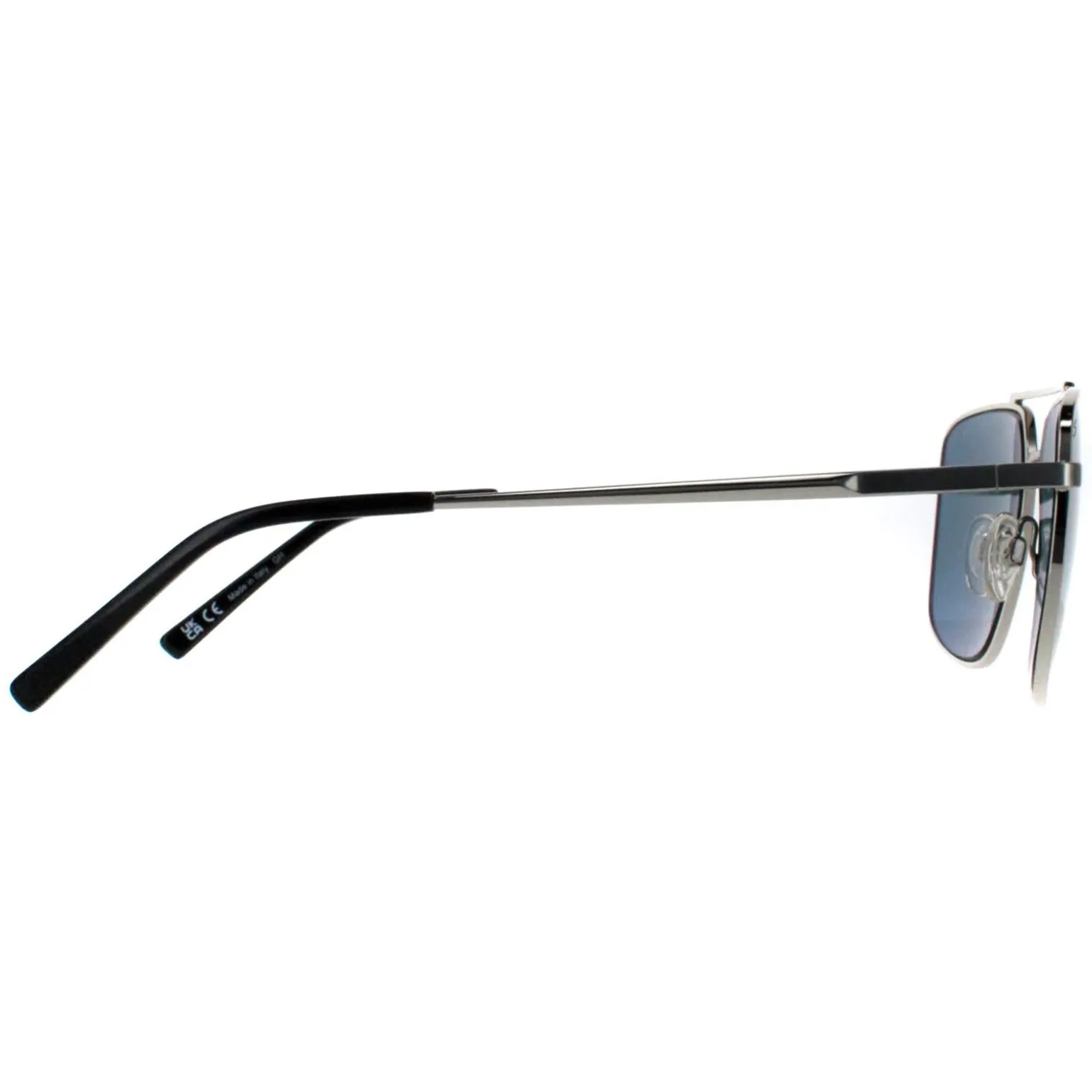Serengeti Sunglasses Aitkin SS554003 Shiny Silver Saturn Petrol Blue P