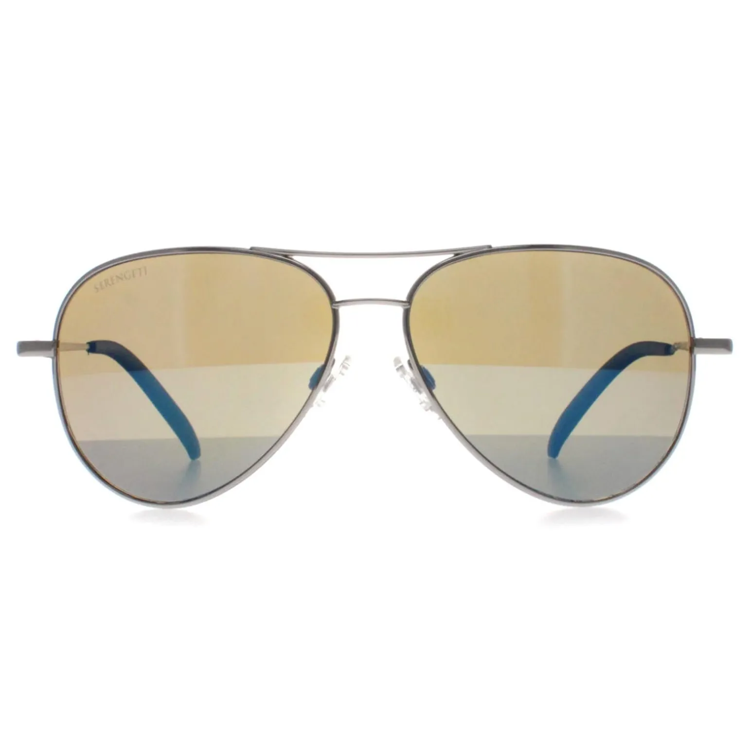 Serengeti Sunglasses Carrara 8553 Silver Green Gradient Polarised