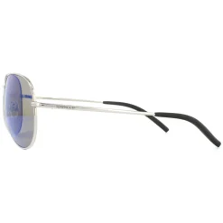 Serengeti Sunglasses Carrara 8547 Shiny Silver Mineral Polarized 555nm