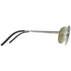Serengeti Sunglasses Carrara Small SS016001 Shiny Silver Polarized Gre