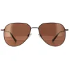 Serengeti Sunglasses Haywood Small SS544001 Brushed Bronze Mineral Dri