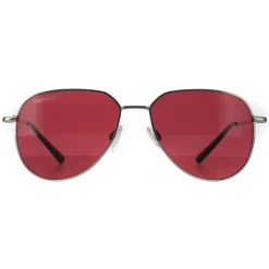 Serengeti Sunglasses Haywood Small SS544004 Shiny Silver Mineral Sedon
