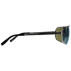 Serengeti Sunglasses Hinkley SS570006 Shiny Silver Saturn 555nm Blue P