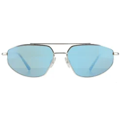 Serengeti Sunglasses Marlon SS539002 Shiny Silver Mineral Polarized 55