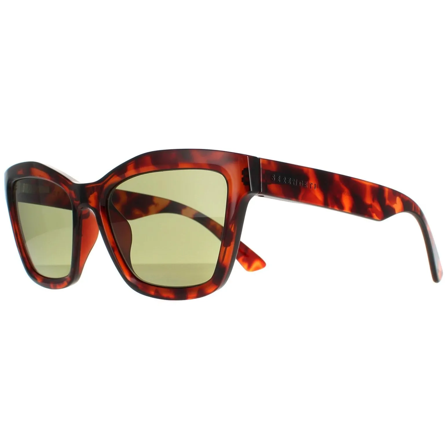 Serengeti Sunglasses Rolla SS537004 Shiny Red Tortoise Saturn Polarize