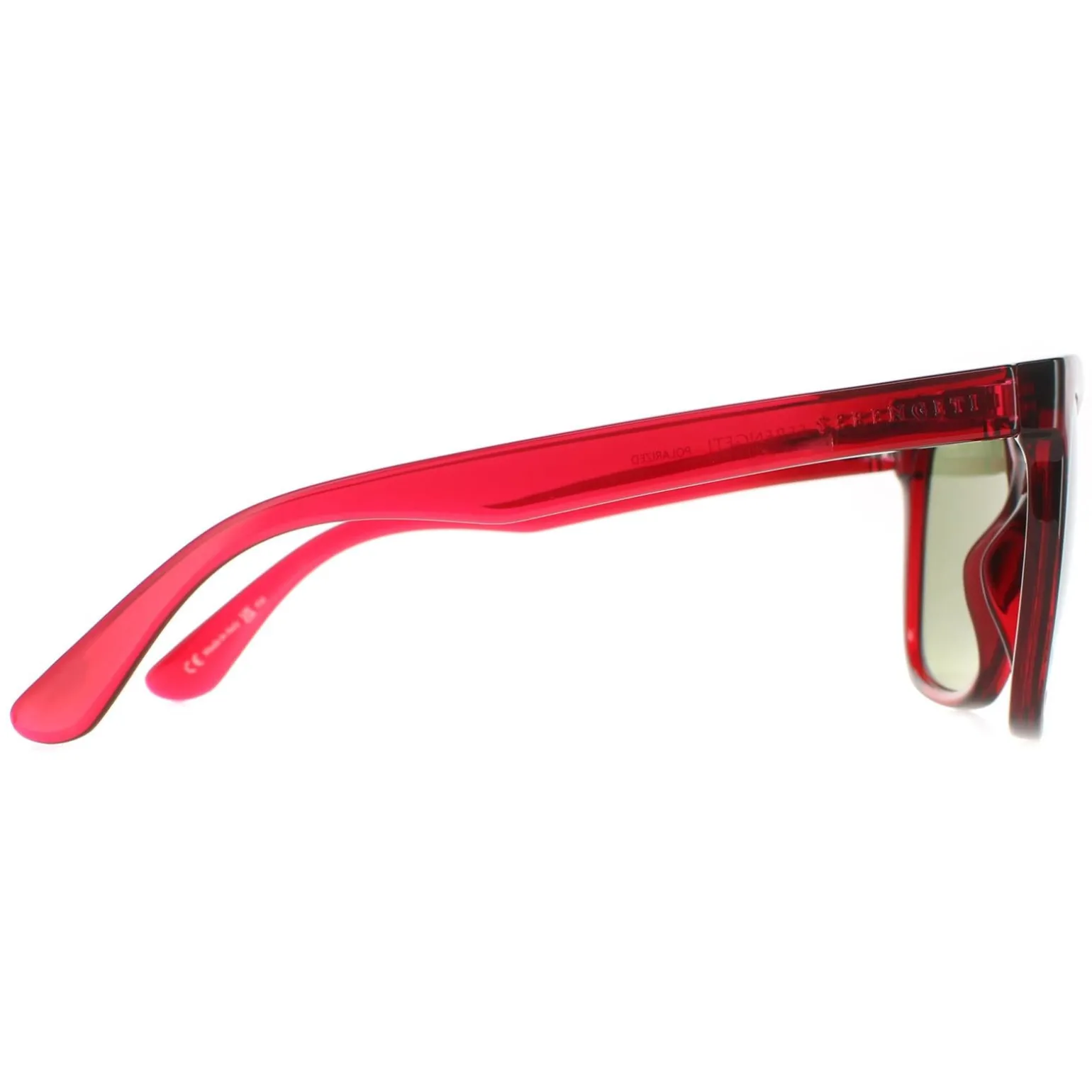 Serengeti Sunglasses Wakota SS536003 Milky Red Saturn Polarized 555nm