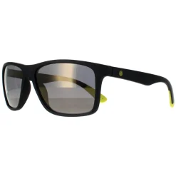 Smarty Sunglasses SA2306 A Matte Black Rubber Yellow Bronze Blue Flash