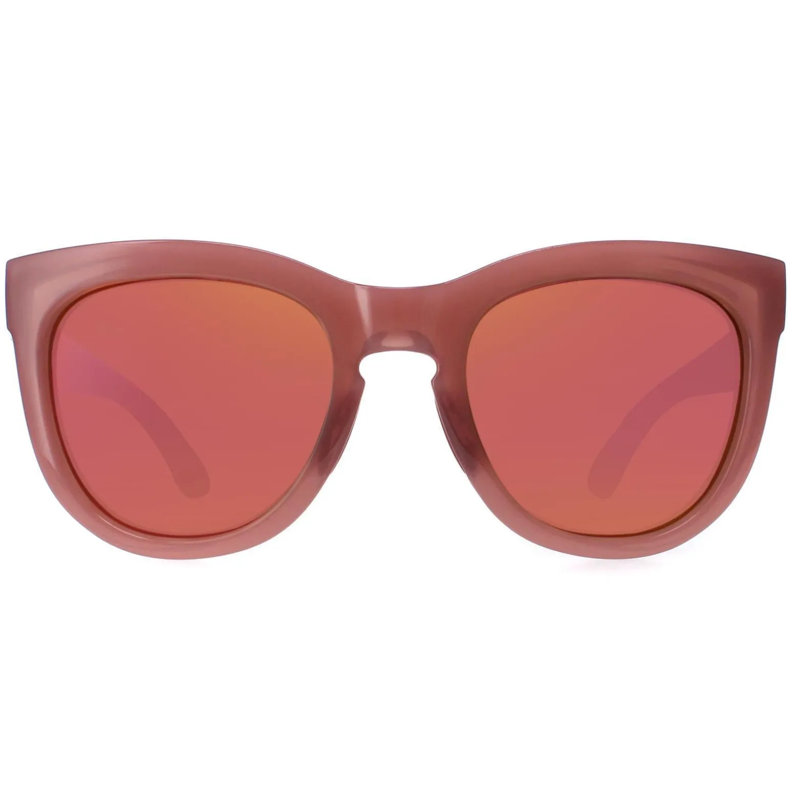 Smith Sunglasses Sidney F45 E7 Beige Pink Chromapop Rose Gold Mirror
