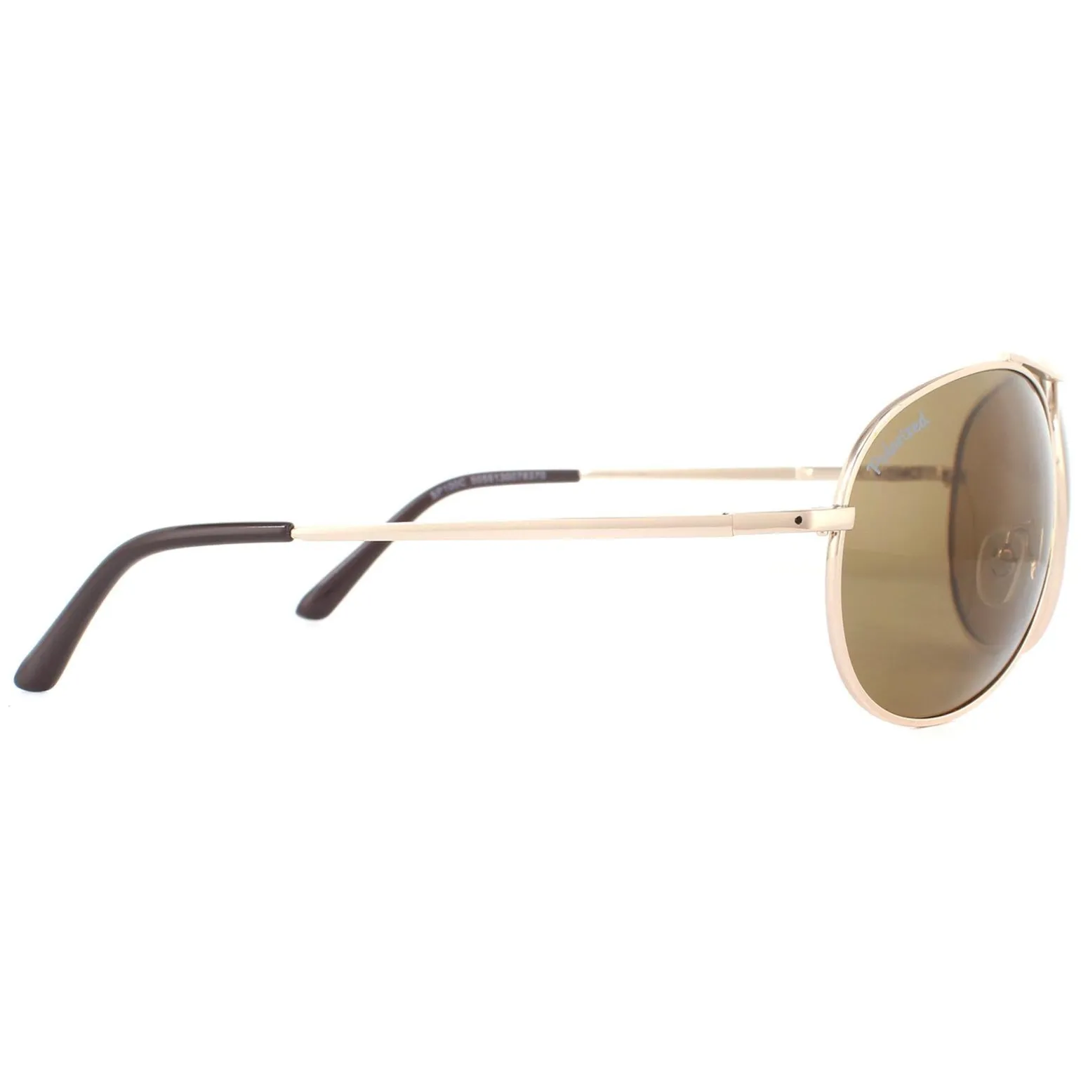 SunOptic Sunglasses SP100 C Gold Flex Brown Polarized