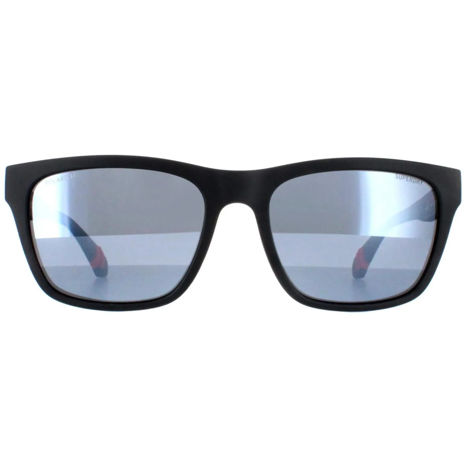 Superdry Sunglasses 5009 104P Black Silver Mirror Polarized