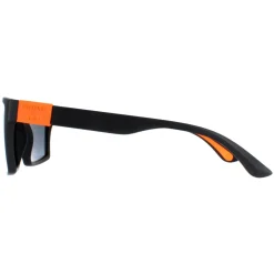 Superdry Sunglasses Disruptive 104P Matte Black Orange Grey Polarized