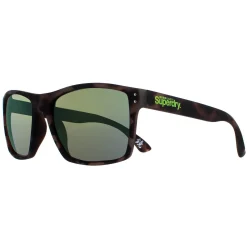 Superdry Sunglasses Kobe SDS 122 Matte Rubberised Tortoise Grey Yellow