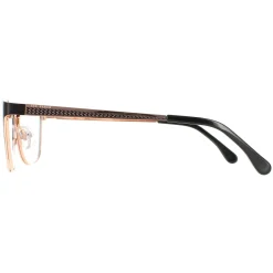 Ted Baker Glasses Frames TB2227 Maddox 004 Black and Rose Gold Women