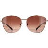 Ted Baker Sunglasses TB1522 Ariel 400 Rose Gold Brown Gradient