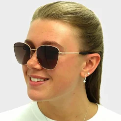 Ted Baker Sunglasses TB1522 Ariel 400 Rose Gold Brown Gradient