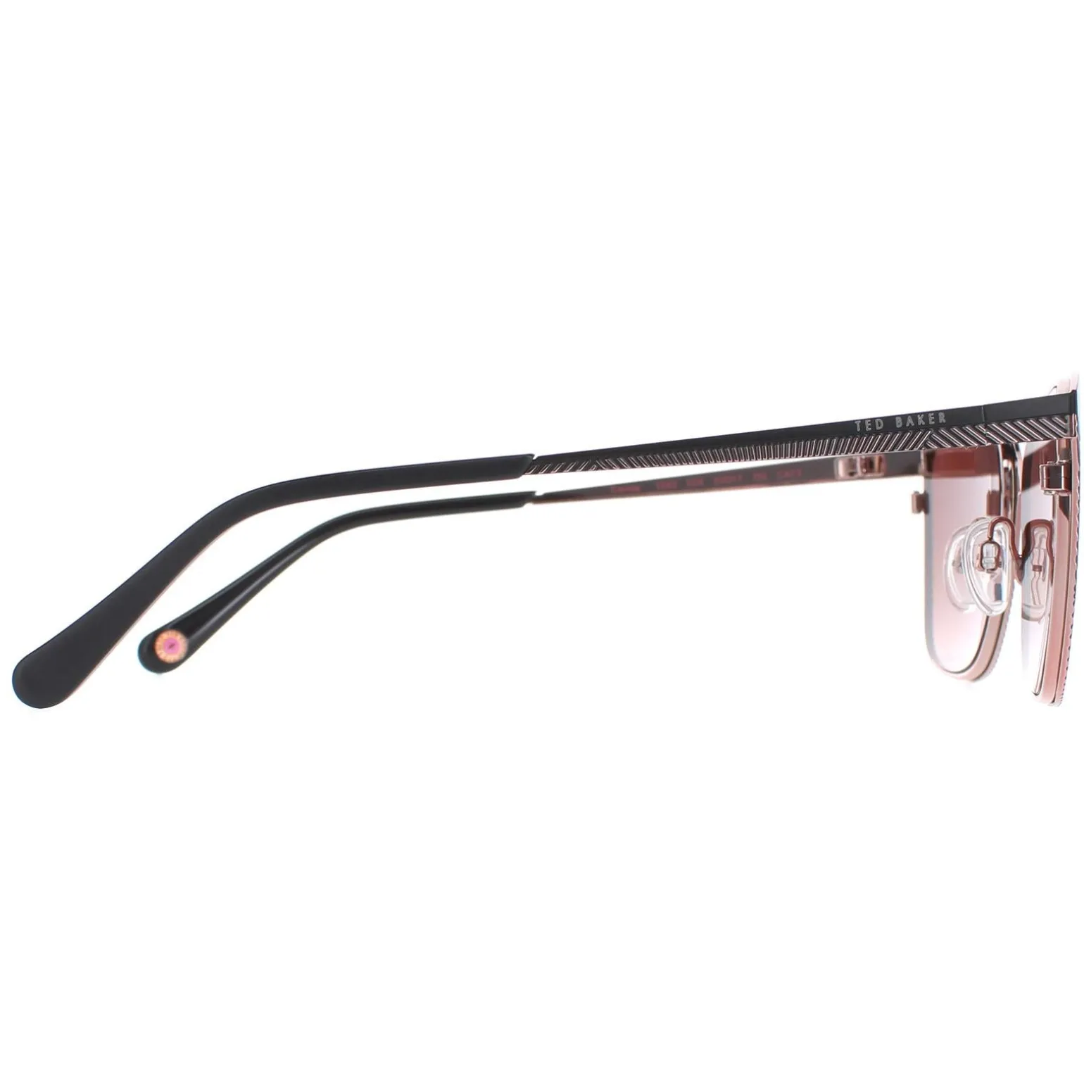 Ted Baker Sunglasses TB1563 Cerise 004 Black Brown Gradient