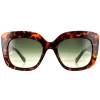 Ted Baker Sunglasses TB1675 Hattie 114 Double Champagne Demi Green Gra