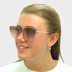Ted Baker Sunglasses TB1618 Jazmin 403 Rose Gold Brown Gradient
