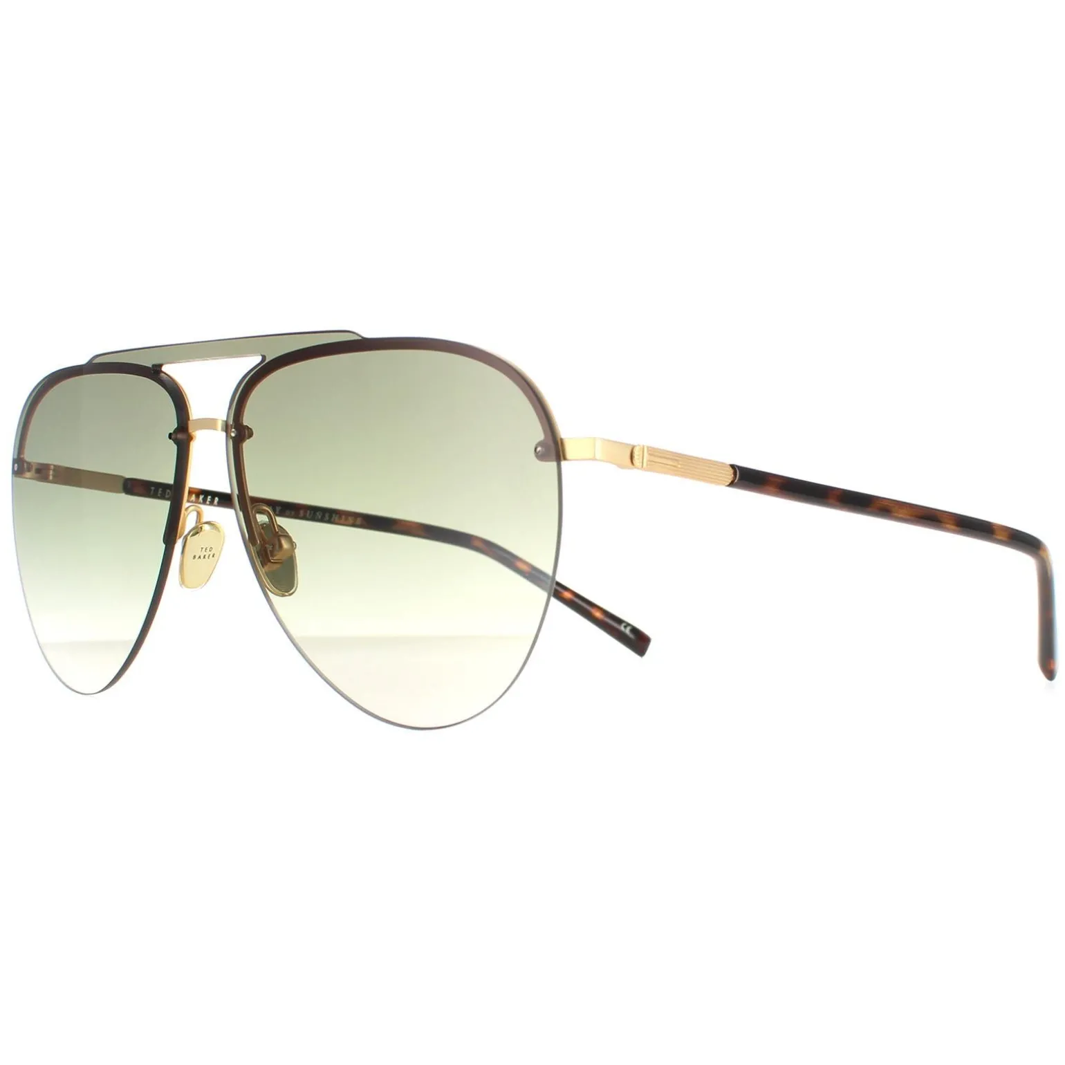 Ted Baker Sunglasses TB1628 Mose 122 Brown Green
