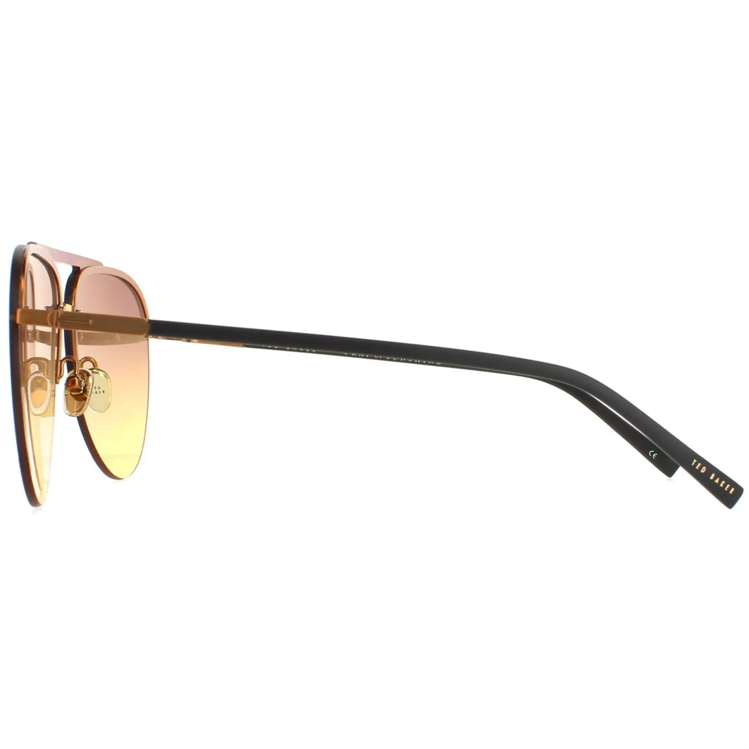 Ted Baker Sunglasses TB1628 Mose 001 Black Orange