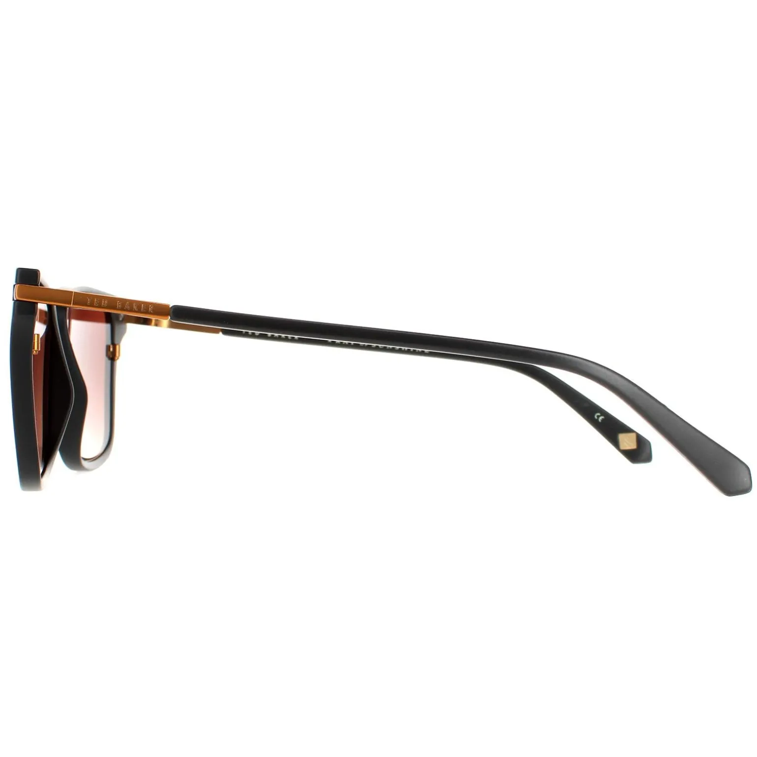 Ted Baker Sunglasses TB1620 Mata 001 Black Brown Gradient