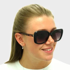 Ted Baker Sunglasses TB1640 Margo 001 Black and Tortoise Brown Gradien