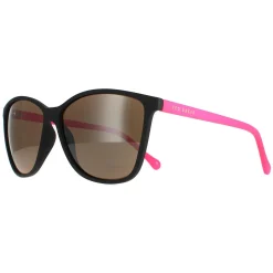 Ted Baker Sunglasses TB1443 Perry 001 Black and Pink Brown Grey
