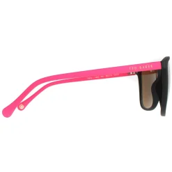 Ted Baker Sunglasses TB1443 Perry 001 Black and Pink Brown Grey