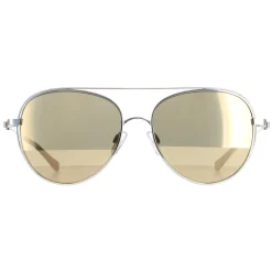 Ted Baker Sunglasses TB1575 Runa 800 Silver Gold Brown