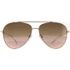 Ted Baker Sunglasses TB1625 Sutton 401 Rose Gold Brown Gradient