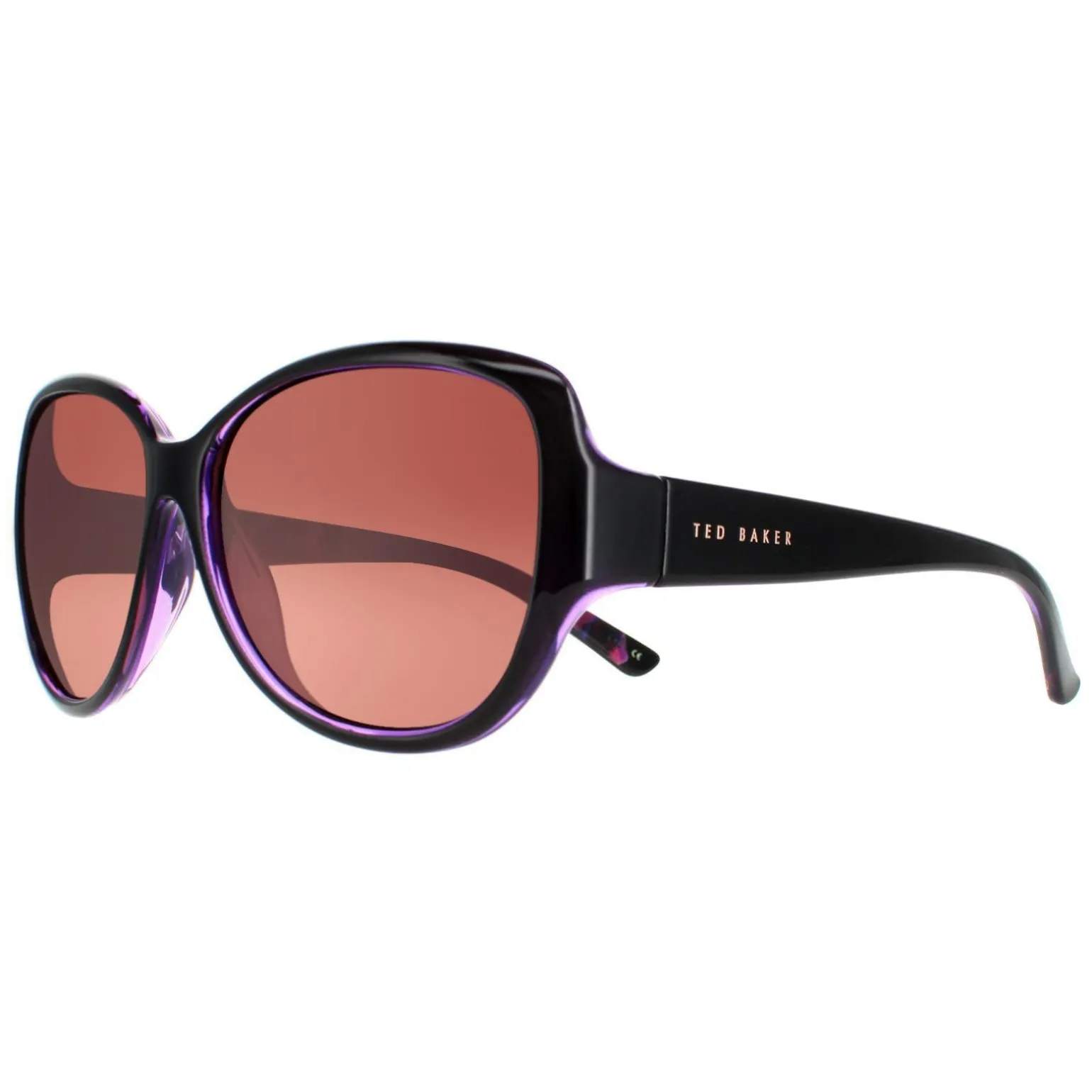 Ted Baker Sunglasses TB1394 Shay 001 Black Purple Brown Gradient