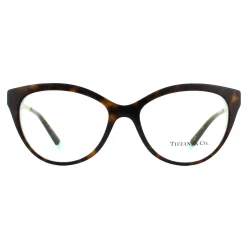 Tiffany Glasses Frames TF2180 8275 Havana Crystal Blue 54mm
