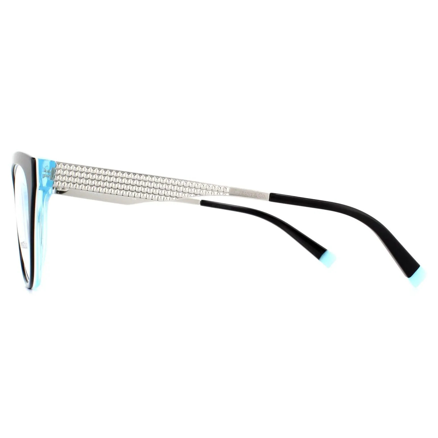 Tiffany Glasses Frames TF2180 8274 Black Crystal Blue 54mm