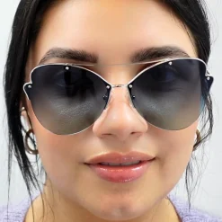 Tiffany Sunglasses 3063 60074L Black Blue Gradient
