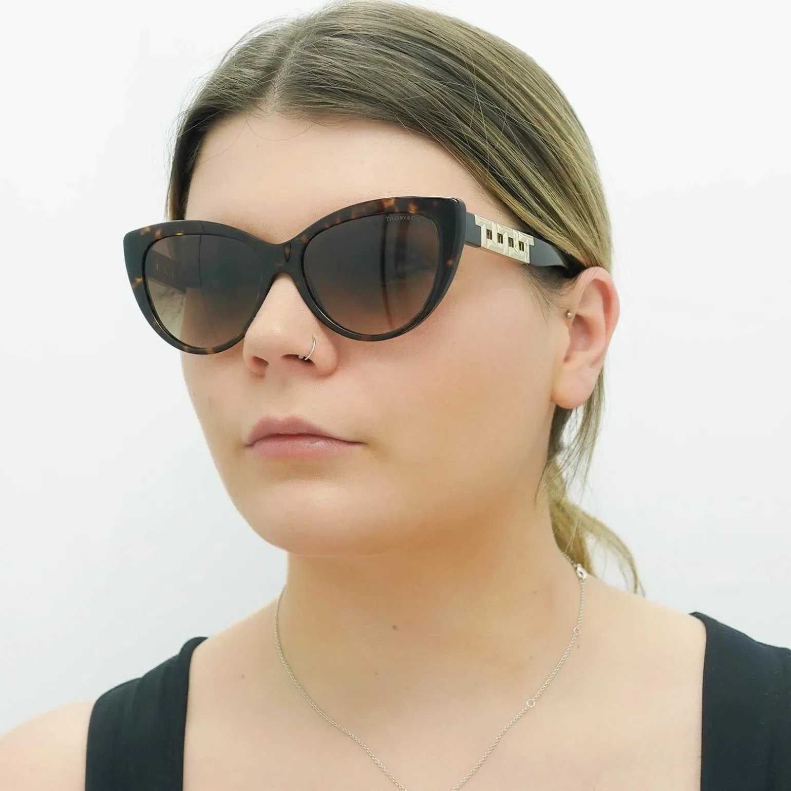 Tiffany Sunglasses TF4196 80153B Havana Brown Gradient