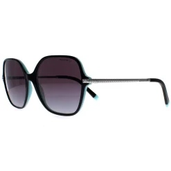 Tiffany Sunglasses TF4191 80553C Black on Tiffany Blue Grey Gradient