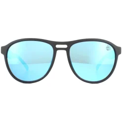 Timberland Sunglasses TB9140 02H Matte Black Blue Polarised