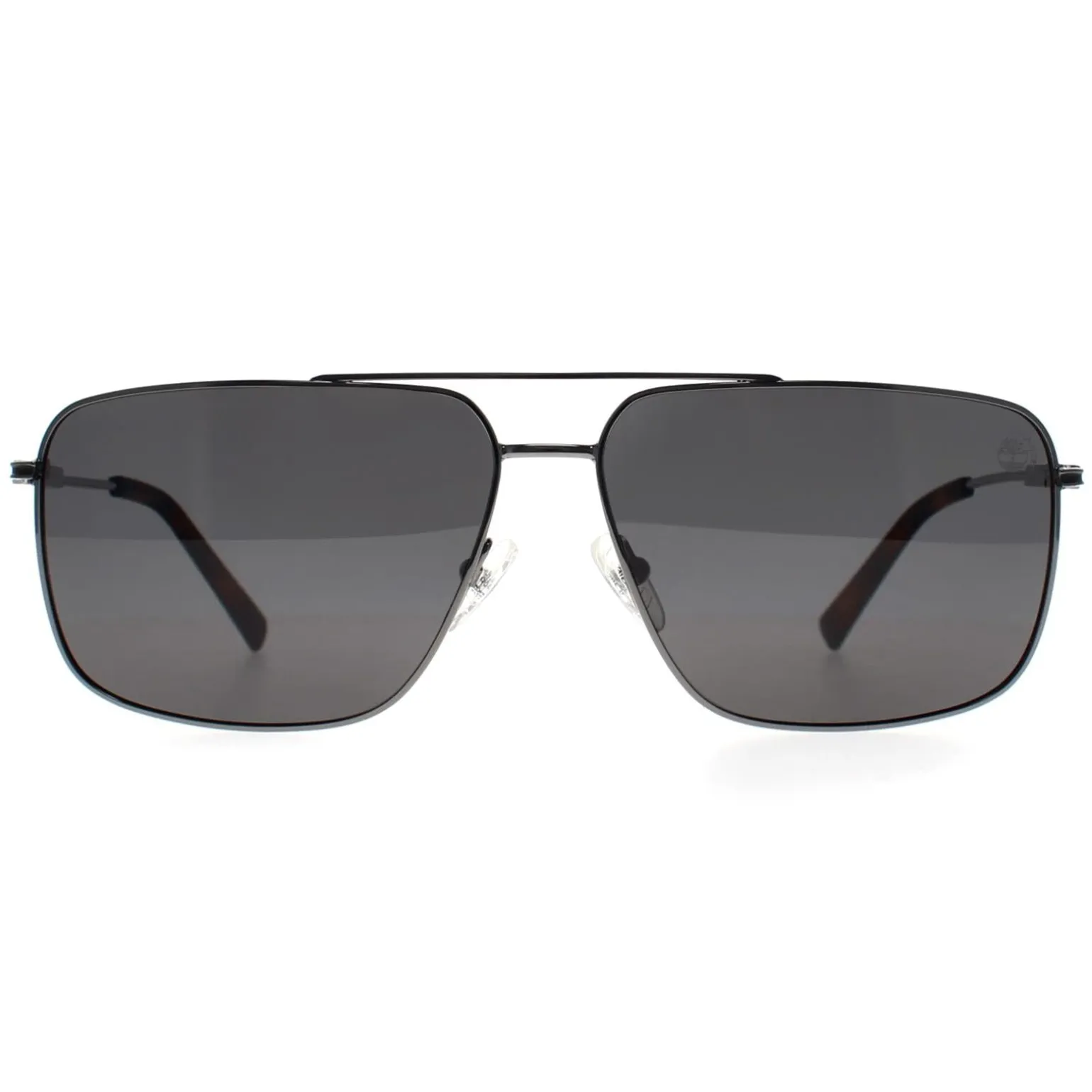 Timberland Sunglasses TB9292 06D Shiny Dark Nickeltin Smoke Polarized