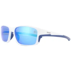 Timberland Sunglasses TB9172 21D White Blue Mirror Polarized