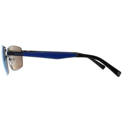 Timberland Sunglasses TB9233 06D Shiny Dark Nickeltin Smoke Polarized