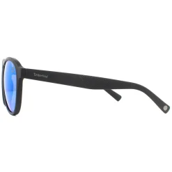 Timberland Sunglasses TB9140 02H Matte Black Blue Polarised