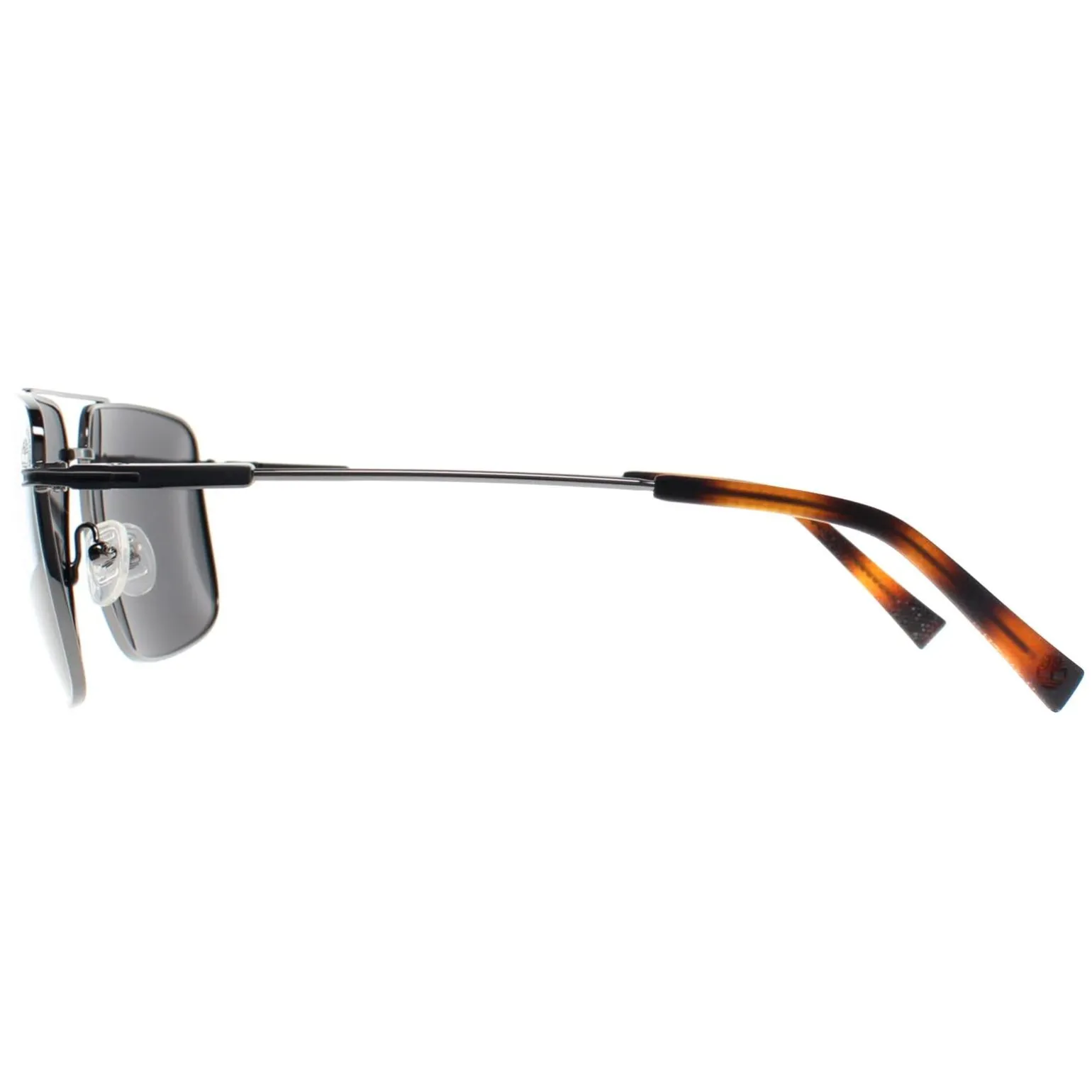 Timberland Sunglasses TB9292 06D Shiny Dark Nickeltin Smoke Polarized