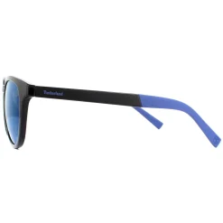 Timberland Sunglasses TB9128 01D Shiny Black Blue Blue Polarized