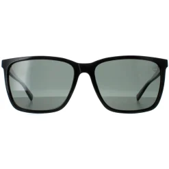 Timberland Sunglasses TB9280-H 01R Shiny Black Green Polarized